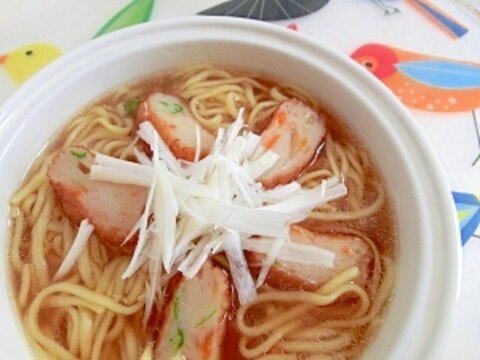 さつま揚げラーメン♪